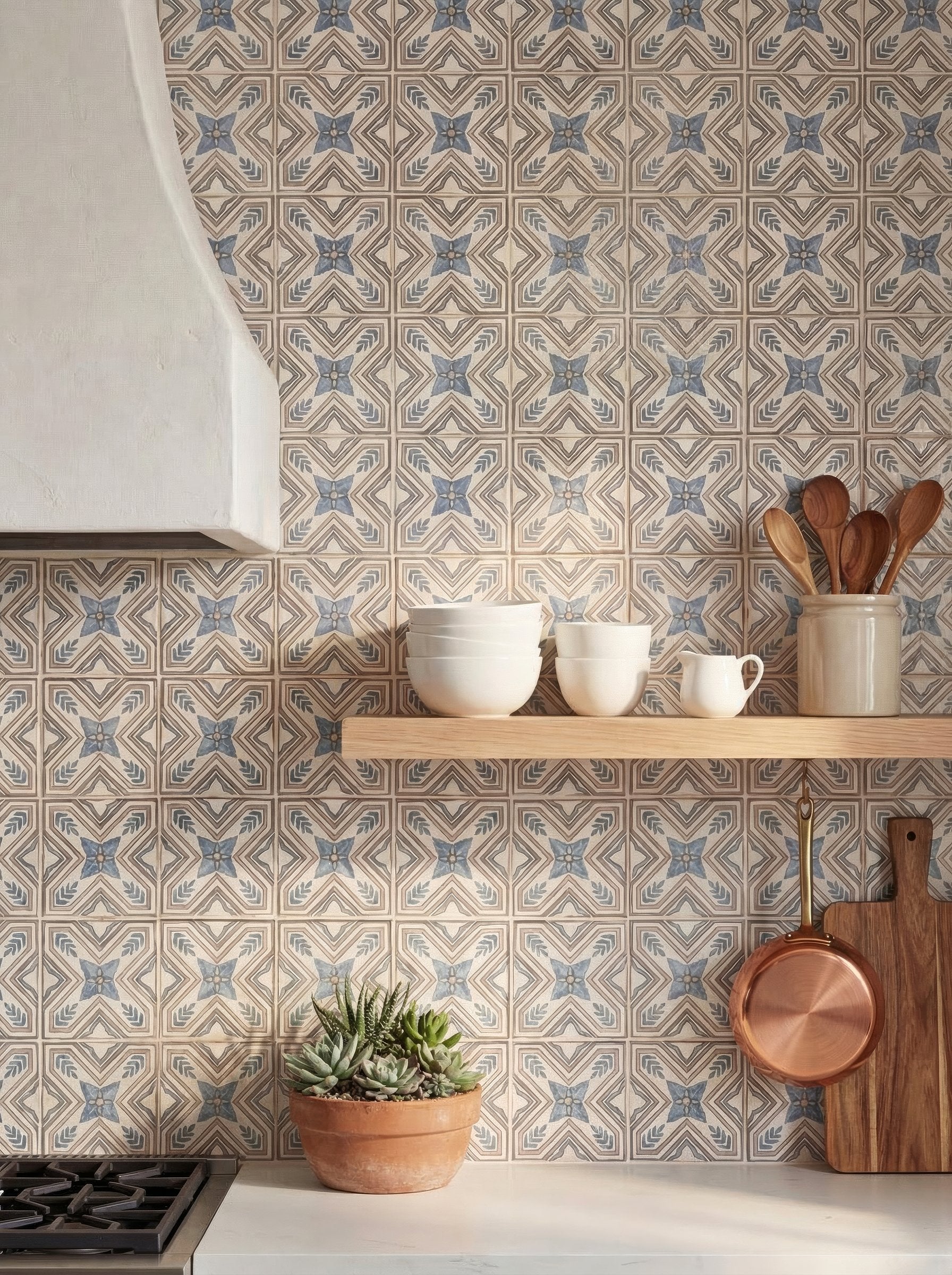 Bedrosians Palmetto Sierra 6x6 Ceramic Terracotta Field Tile Glazed | Item Code 100010054