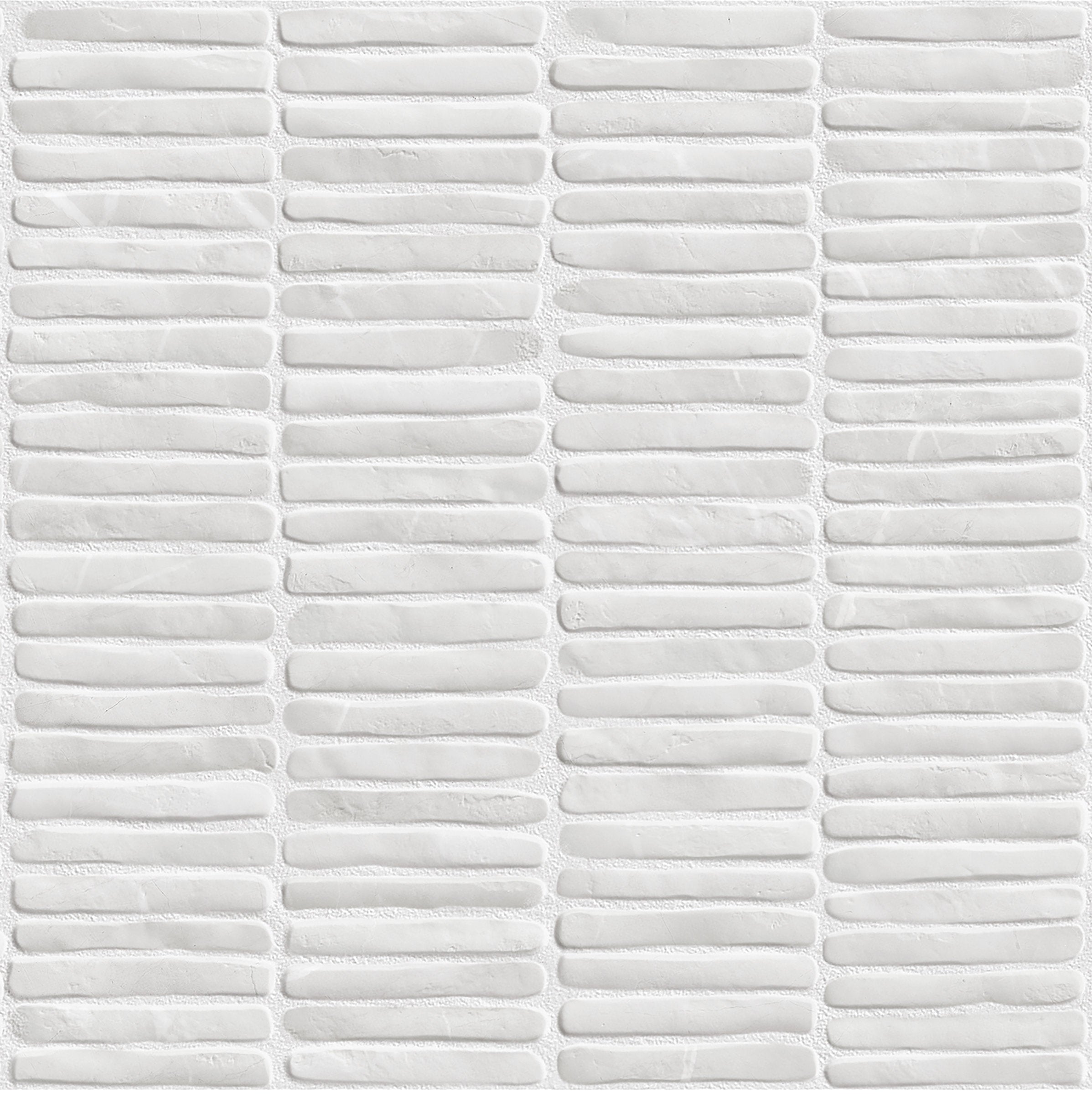 Bedrosians Node Snow 16x48 Ceramic Wall Tile Matte | Item Code 100010186