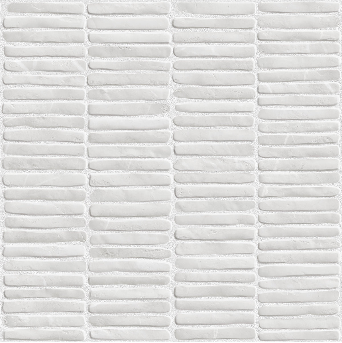 Bedrosians Node Snow 16x48 Ceramic Wall Tile Matte | Item Code 100010186