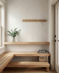 Bedrosians Node Snow 16x48 Ceramic Wall Tile Matte | Item Code 100010186