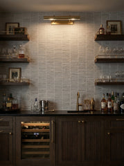 Bedrosians Node Greige 16x48 Ceramic Wall Tile Matte | Item Code 100010188