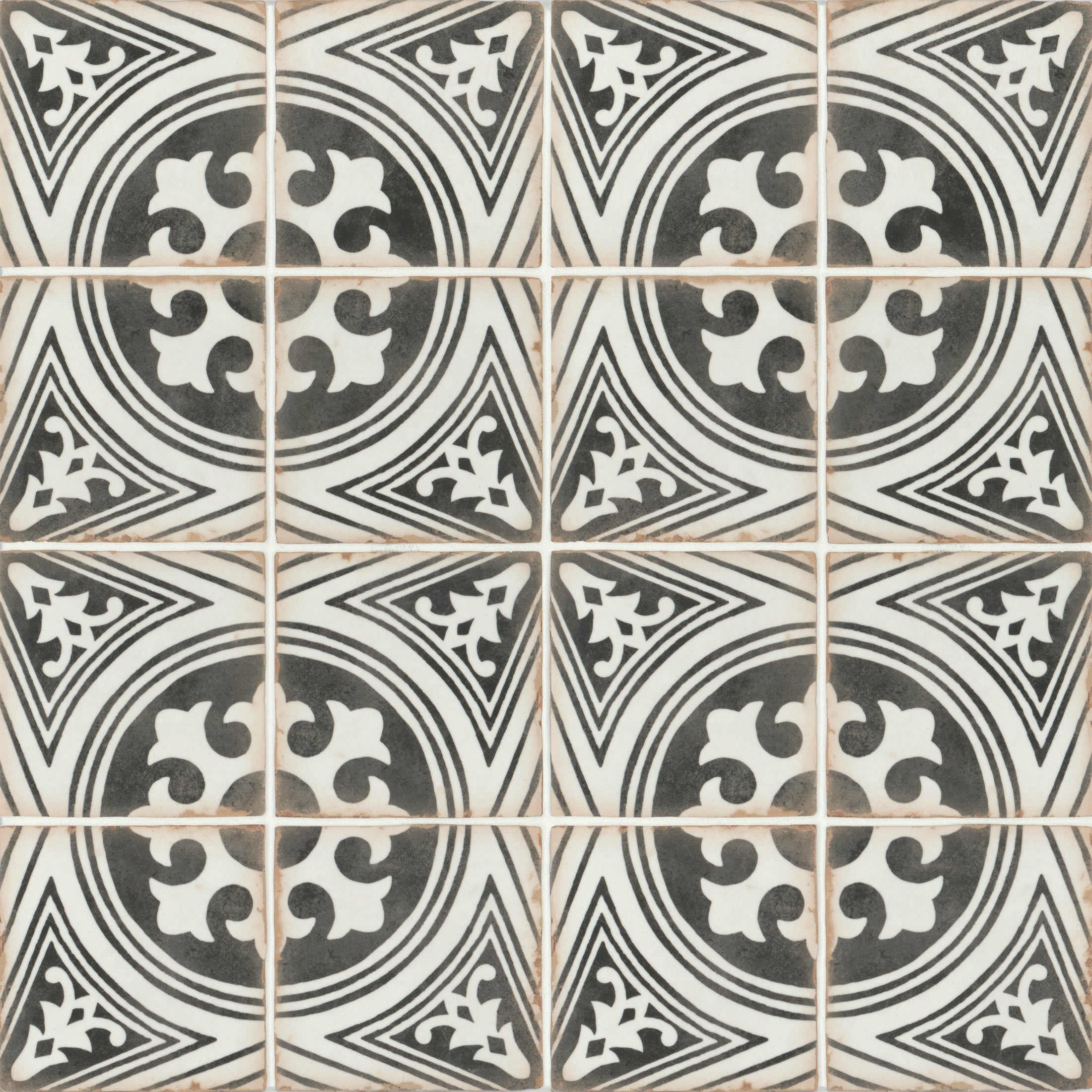 Bedrosians Casablanca 5" x 5" Porcelain Deco Matte Tile in Fida | Item Code 100010350