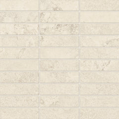 Bedrosians Lunaris Beige 1x4 Porcelain Mesh Mosaic Matte | Item Code 100010731