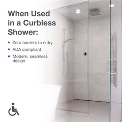 Bedrosians Oatey Wall Drain Pan Kit 48" x 48" #WDPANADA48 | Item Code 100006571
