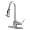 1 HANDLE KITCHEN FAUCET 8401-803 BRUSH NICKEL