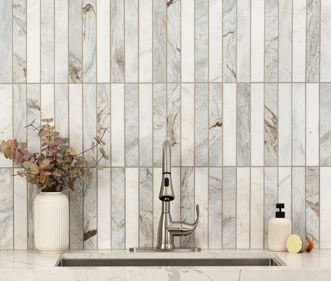 ARABESCATO VENATO WHITE STACK HONED 2X12