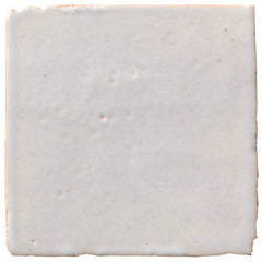 Zellige Alabaster Gloss Ceramic Wall and Floor Tile - 4 x 4 in.