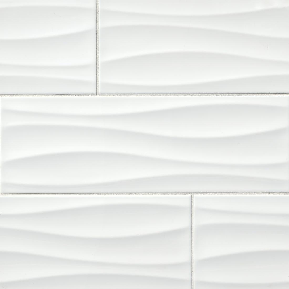 Blanco Waves Ceramic Wall Tile - 8 x 24 in.