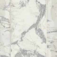 Africa Tempesta Polished Marble Wall and Floor Tile - 12 x 24 in.