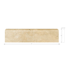 Bucak Light Walnut Honed Base 4 x 12 in.