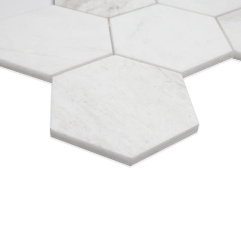 ARABESCATO VENATO WHITE 5" HEXAGON