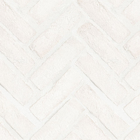 ALPINE WHITE CLAY BRICK HERRINGBONE 2.25 X 7.5