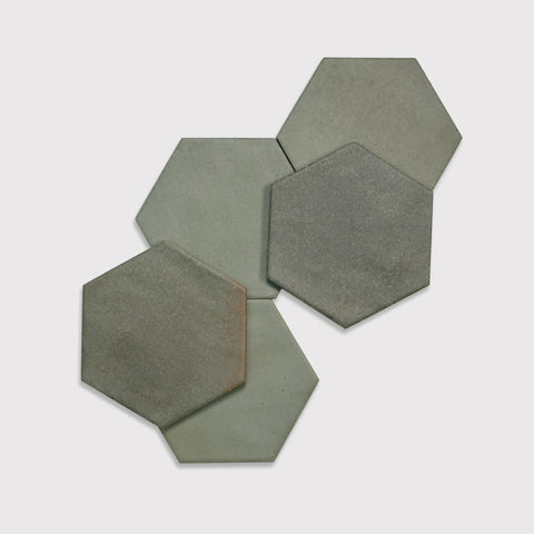 Celine 4" Hexagon Matte Porcelain Floor & Wall Tile in Sage