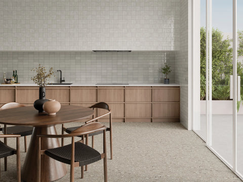 Marin 2.5" x 5" Ceramic Wall Tile in Pebble Gray