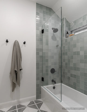 Marin 4" x 4" Ceramic Wall Tile in Aloe Green
