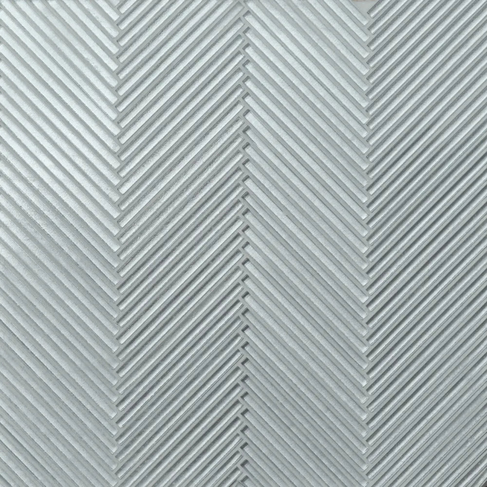 Kaikos Skinny Chevron Glass Mosaic in Blue