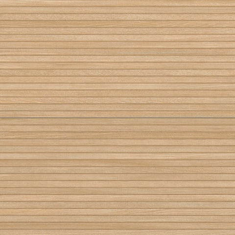Strata 24" x 48" Ribbed Matte 3D Deco Porcelain in Roble
