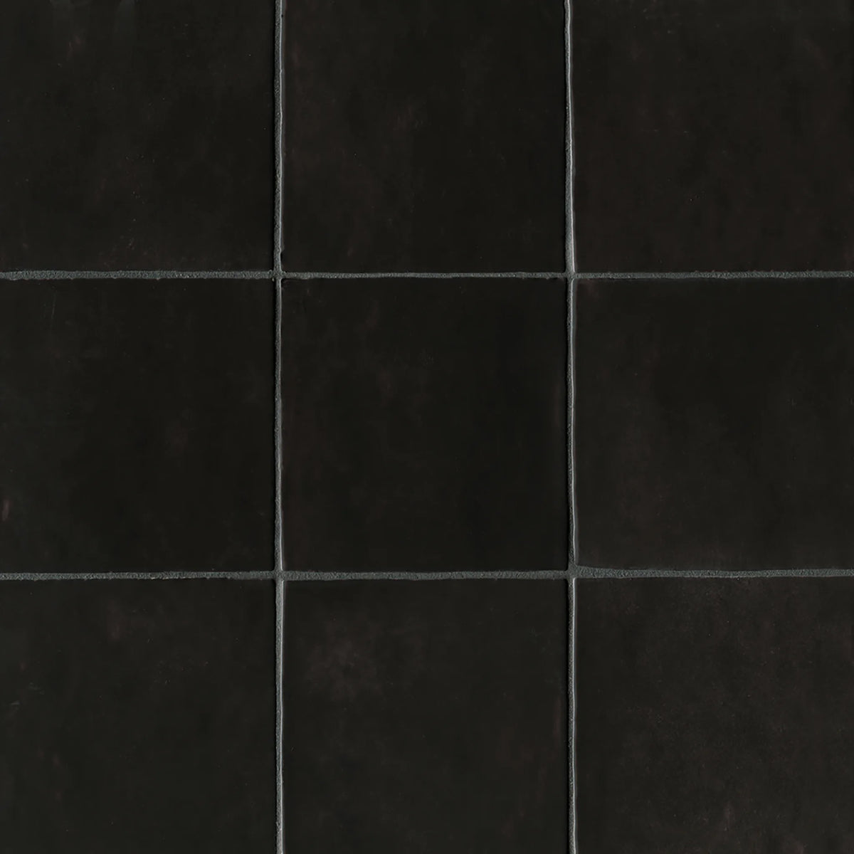 Cloé 5" x 5" Glossy Ceramic Tile in Black