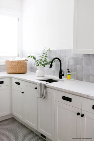 Cloé 5" x 5" Glossy Ceramic Tile in Grey