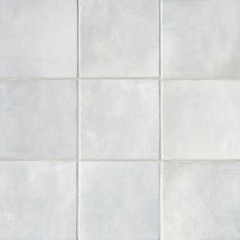 Cloé 5" x 5" Glossy Ceramic Tile in Grey