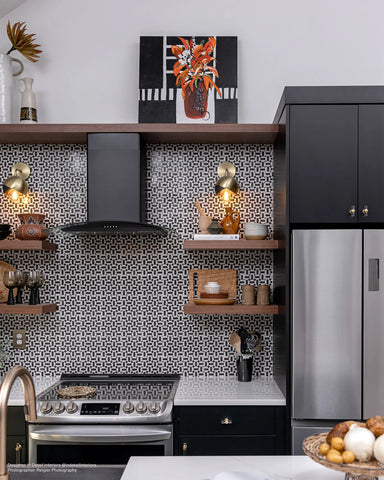Cloé 5" x 5" Glossy Ceramic Tile in Loire