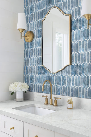 BLUE SHIMMER PICKET 6MM