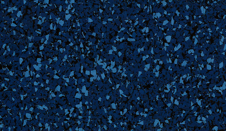Ecore Roll - Laminate - Kit - L1, ES500 Monster Roll Blue 2.5mm + 8mm (U) x 48in / 12mm (U) | SKU RBRLK-000001-A1