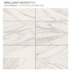 Brilliant White, Rectangle, 12X24, Polished