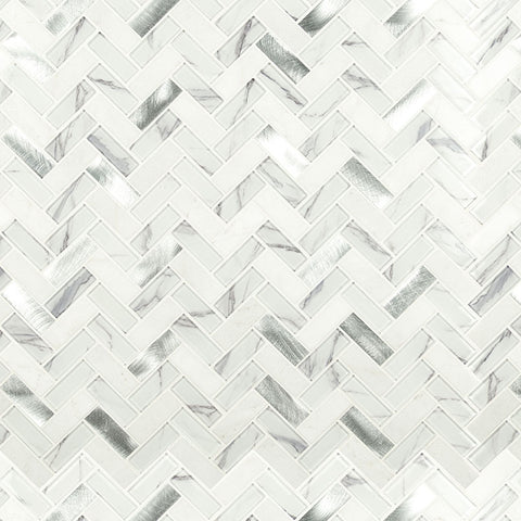 BYTLE BIANCO HERRINGBONE 1 X 3