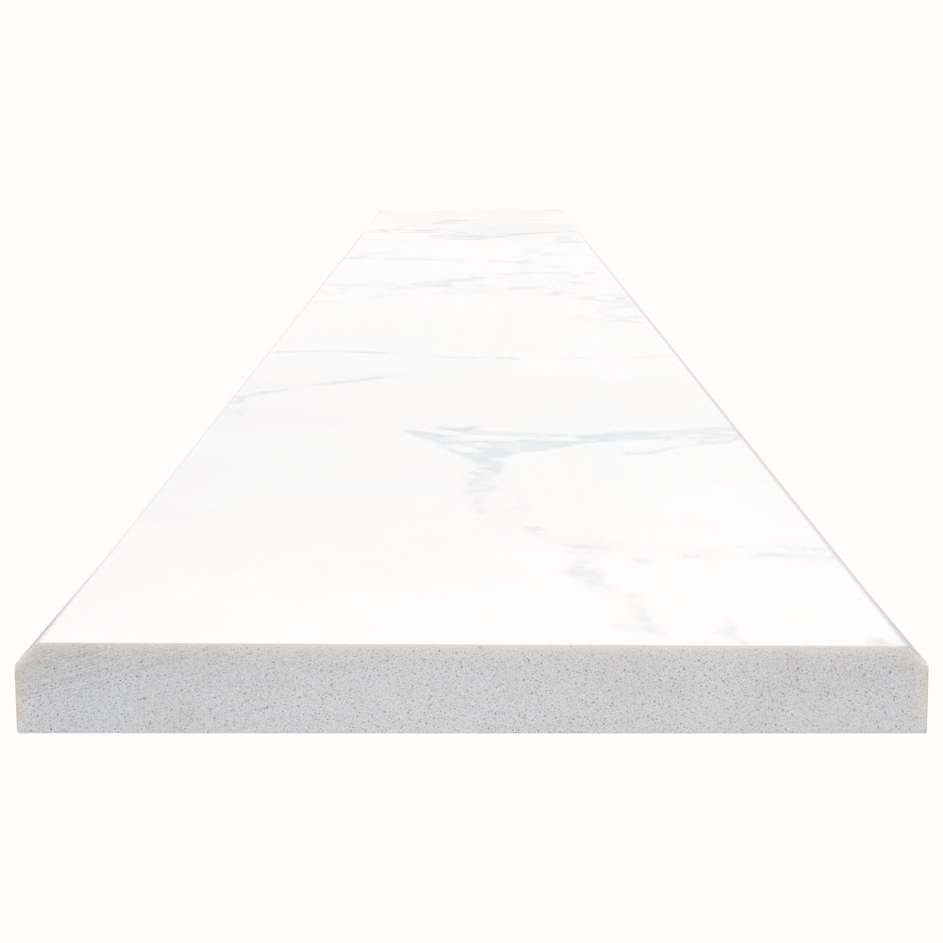 CARRARA WHITE 4X36X0.62 DBL B POL-ENG