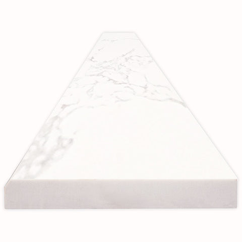 CARRARA WHITE 6X73X0.62 SINGL B POL-ENG
