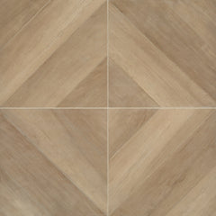 Bedrosians Antique 24" x 24" Wood Look Matte Porcelain Tile in Clay | Item Code CRDANTCLA2424
