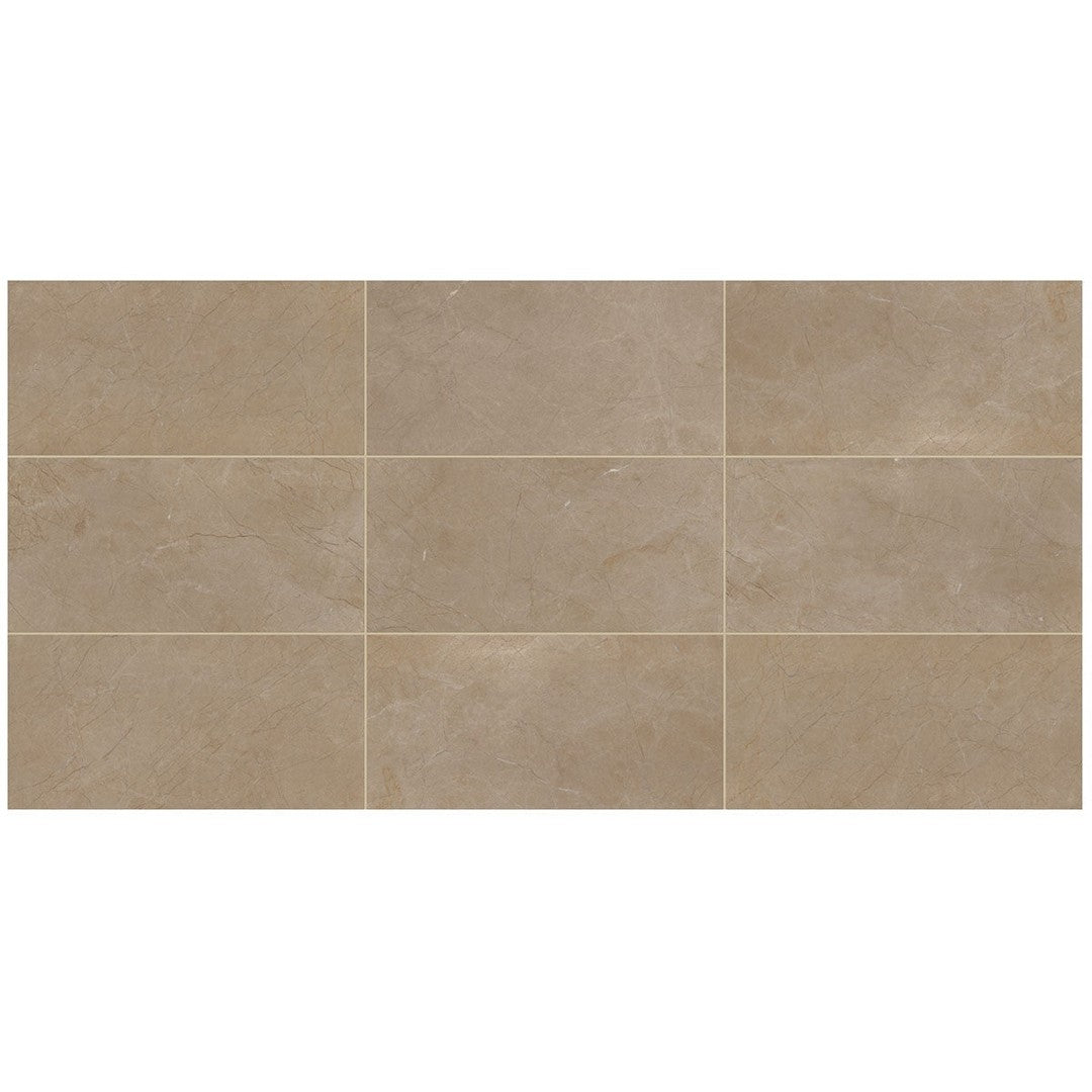 Marazzi Classentino Marble 8X24 Rectangle, Matte - Corinth Beige