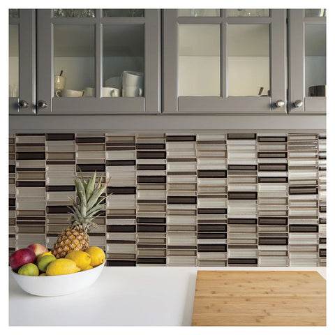 CASCADING WATERS Mosaic Tile 11x12 Sheet 1X4