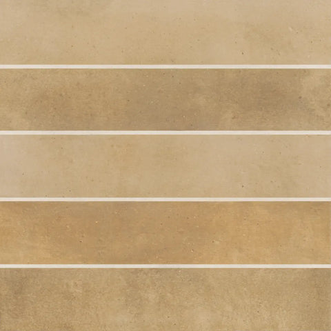 Celine 2.5" x 12" Matte Porcelain Floor & Wall Tile in Cotto