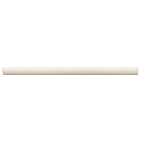 Cloé 0.5" x 8" Ceramic Jolly Miter Edge in Creme