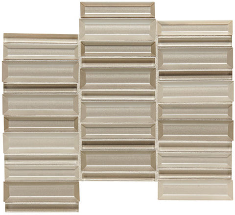 CASCADING WATERS Mosaic Tile 11x12 Sheet 1X4