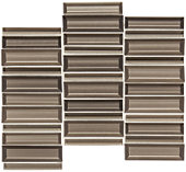 CASCADING WATERS Mosaic Tile 11x12 Sheet 1X4