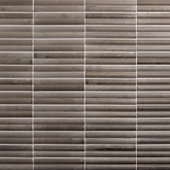 Zen, Rectangle, 2X10, Fluted, Glossy