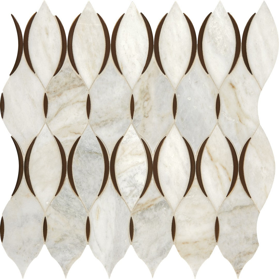 Marazzi Predella 71/4X111/8 Modern Lantern, Straight Edge, Polished - Lumen White Blend