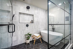 Allora 7.5" x 12.75" Rhomboid Matte Porcelain Tile