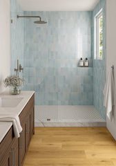 Bedrosians Makoto 2" Round Matte Porcelain Mosaic Tile in Shoji White | Item Code DECMAKSHW2RMOM