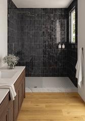 Bedrosians Makoto 2" Round Matte Porcelain Mosaic Tile in Shoji White | Item Code DECMAKSHW2RMOM