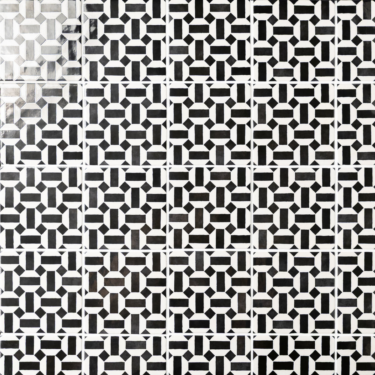Bedrosians Cloé 5" x 5" Glossy Ceramic Tile in Loire | Item Code DECCLOLOI55G