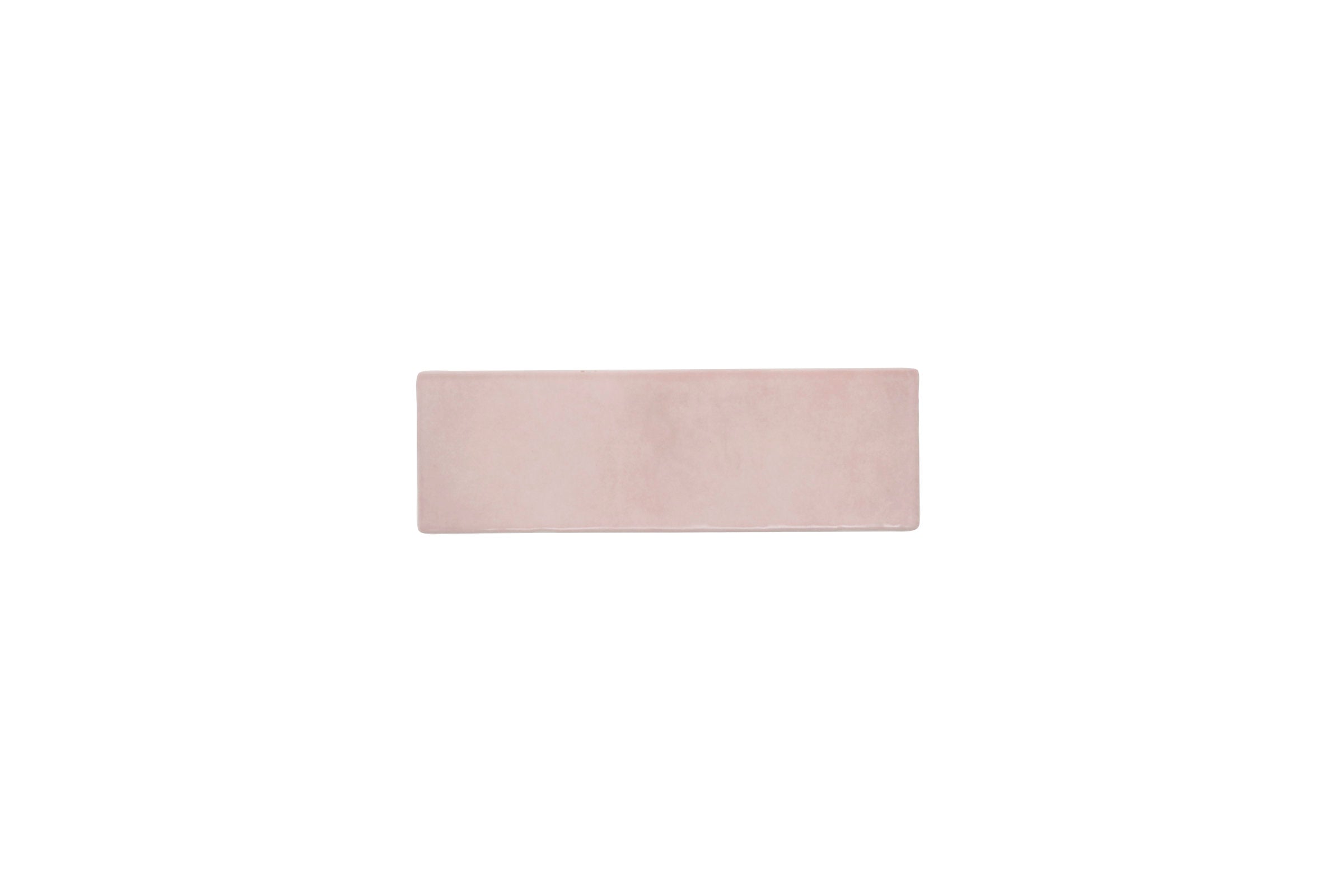 Bedrosians Cloé 2.5" x 8" Glossy Ceramic Tile in Pink | Item Code DECCLOPIN28G