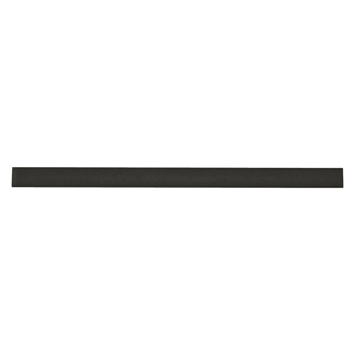 Bedrosians Makoto .5" x 8" Matte Ceramic Jolly Miter Edge Trim in Kuroi Black | Item Code DECMAKKUBJOLM