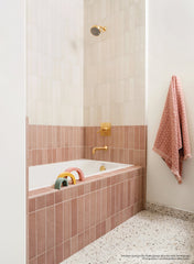 Bedrosians Makoto Shoji White Matte Ceramic Wall Tile (2.5x10) - Japanese-Inspired Subway Tile | Item Code DECMAKSHW2510M