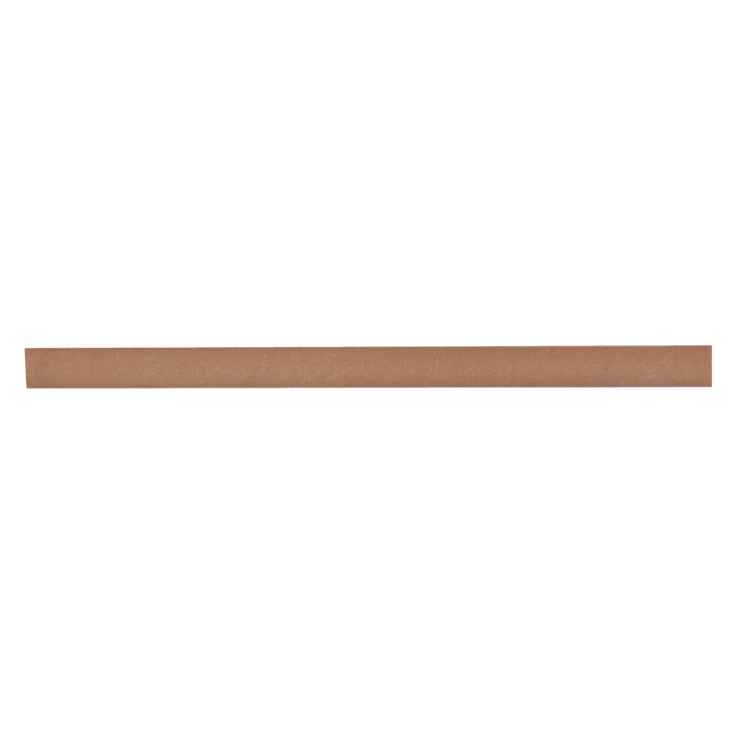 Bedrosians Makoto .5" x 8" Matte Ceramic Jolly Miter Edge Trim in Umi Terracotta | Item Code DECMAKUMTJOLM
