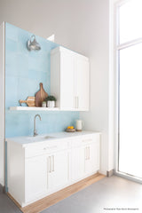 Bedrosians Magnifica The Thirties 30" x 30" - 8mm Honed Porcelain Tile in Cementi | Item Code DOLMAGCEM3030-8H