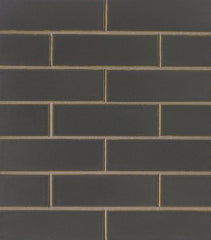 Bedrosians Zenia 2" x 6" Matte Porcelain Floor & Wall Mosaic in Orbit | Item Code DECZENORB26MMO